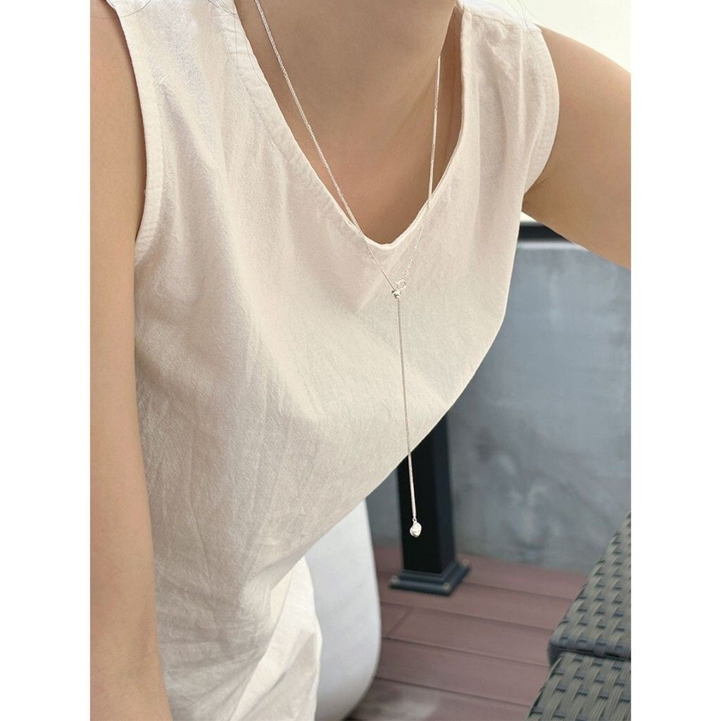 67b7161bb062a_1740051995.jpg em925純銀┃項鍊┃愛心抽拉Y字鍊