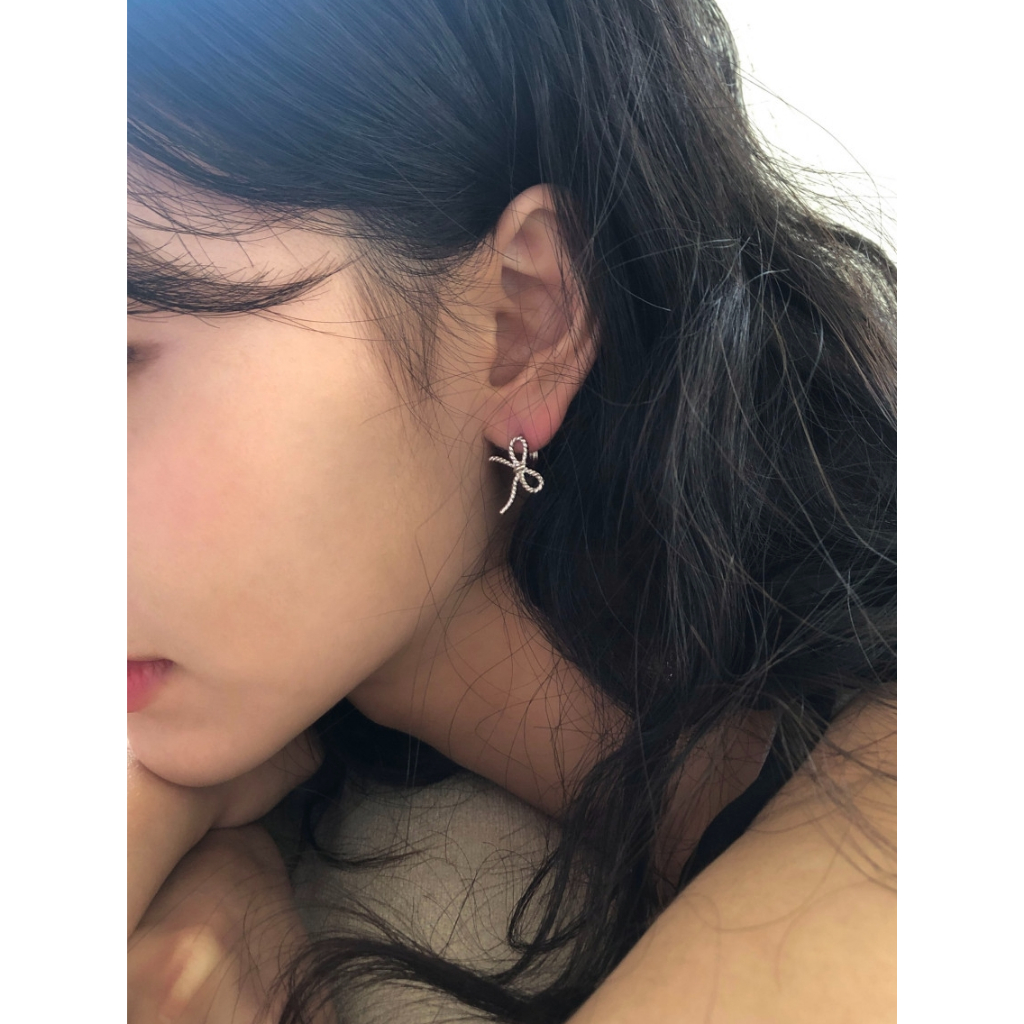 67d16af5b03fa_1741777653.jpg em925純銀┃耳扣式耳環┃螺紋蝴蝶結耳扣