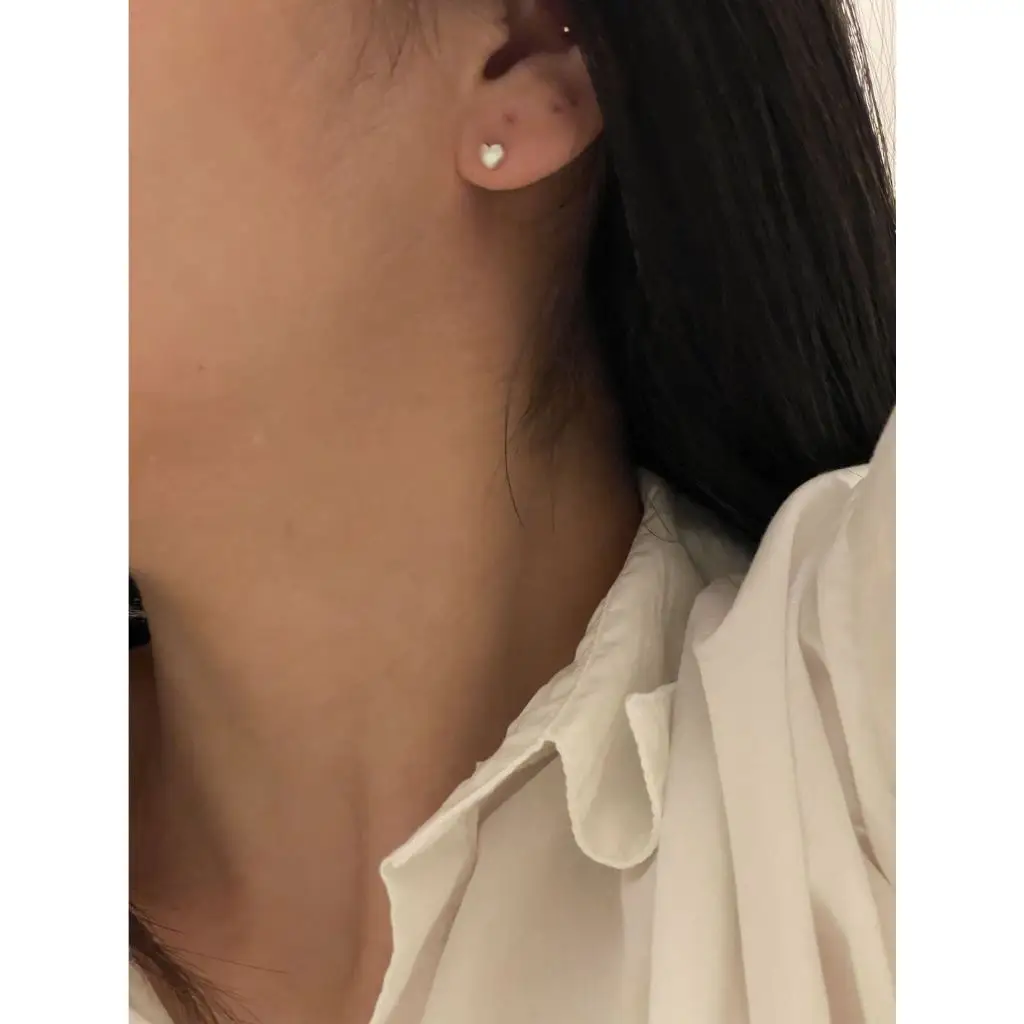 67d16afa170c0_1741777658.jpg em925純銀┃耳環┃圓潤拉絲愛心轉珠 耳環